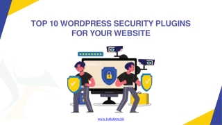 Top 10 WordPress Security Plugins For Your Website ppt