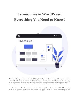 Taxonomies in WordPress - Everything You Need to Know!