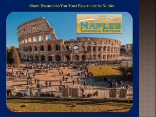 Shore Excursions You Must Experience in Naples