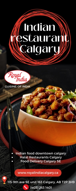 Indian restaurant Calgary-Royal India