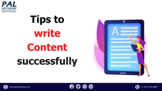Tips to write Content successfully