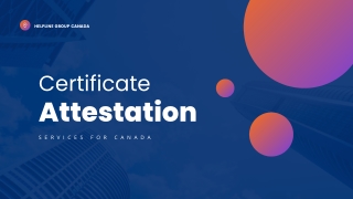 Certificate attestation