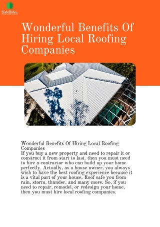 Best Local Roofing Companies in Cape Coral