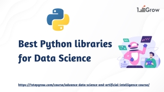 best python libraries for data science