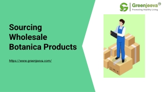 Sourcing Wholesale Botanica Products