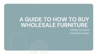 A Complete Guide to How to Buy Wholesale Furniture