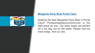 Margarita Party Boat Punta Cana   Puntacanabestexcursions.com