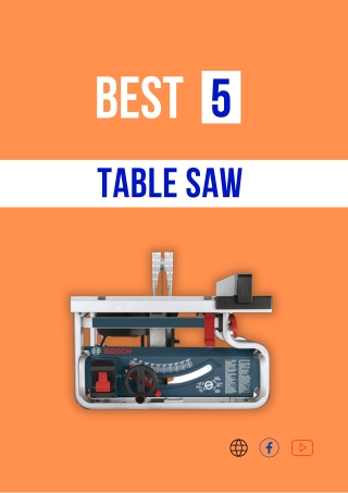 Best Table Saw (Top 5 Picks)