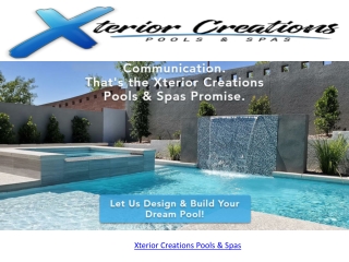 Xterior Creations Pools & Spas