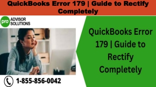 A quick and easy guide to resolve QuickBooks Error 179