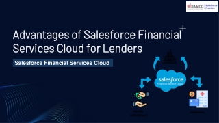 Advantages of Salesforce Financial Services Cloud for Lenders