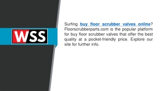 Buy Floor Scrubber Valves Online   Floorscrubberparts.com