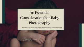 An Essential Consideration For Baby Photography