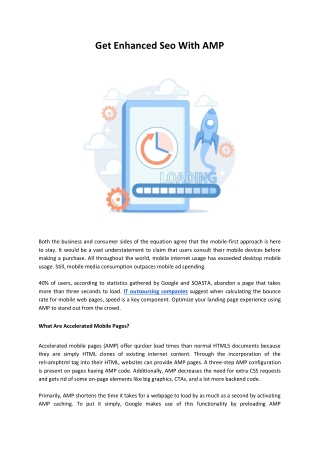 Get Enhanced Seo With AMP