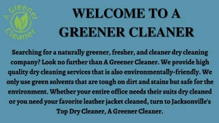 Leather Cleaning Services – A Greener Cleaner