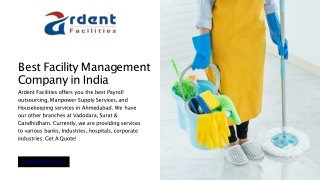 Best Facility Management Company in India