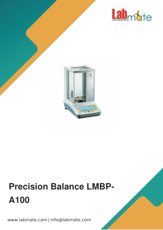 Precision-Balance