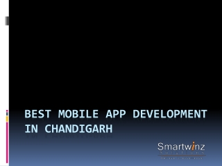 Best Mobile App Development in Chandigarh