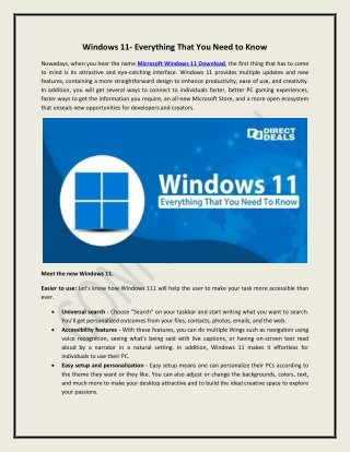 Download and Install Microsoft Windows 11