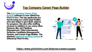 Top Company Career Page Builder
