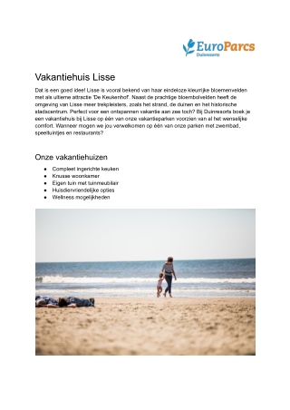 Duinresorts - Vakantiehuis Lisse