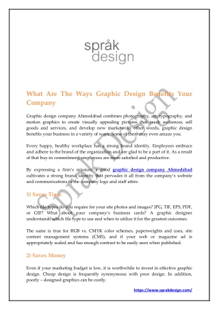 What Are The Ways Graphic Design Benefits Your Company