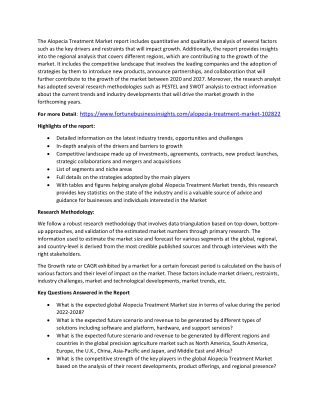 Alopecia Treatment Market Size, Share, Analysis and Growth and Forecast to 2027
