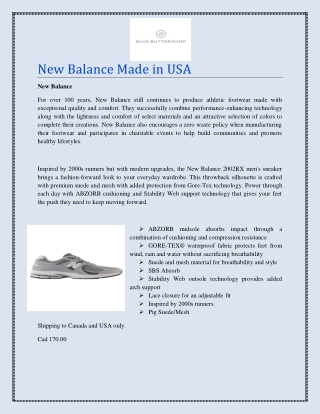 New Balance Made in USA