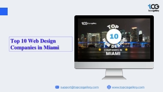 Top 10 Web Design Companies in Miami