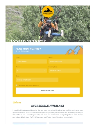 Paragliding Activity in Manali, Jispa, Sissu, Gondhla