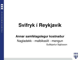 Svifryk í Reykjavík