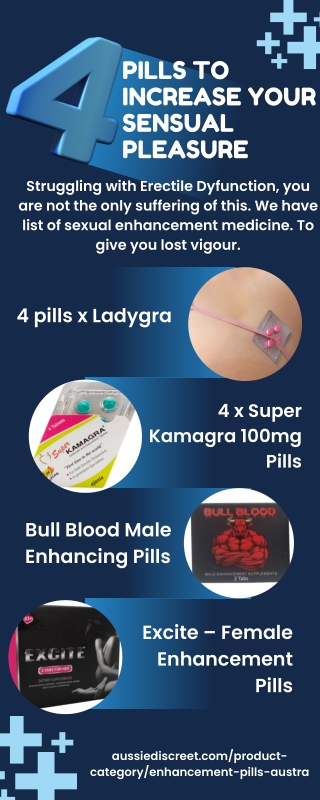 4 Pills to Increase Your Sensual Pleasure