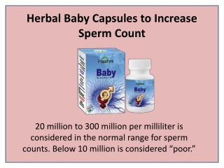 Promote Male Reproductive Health for Fertility