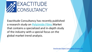 Polyimide Films Market 1-12- 2022