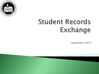 Student Records Exchange