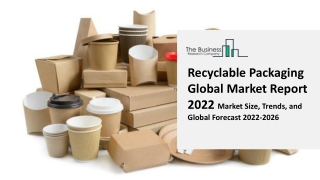 Recyclable Packaging Global Market Size, Share, By Packaging Type, By Application, By Region And Segment Forecasts, 2022