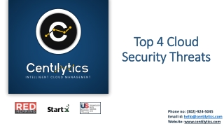 Top 4 Cloud Security Threats