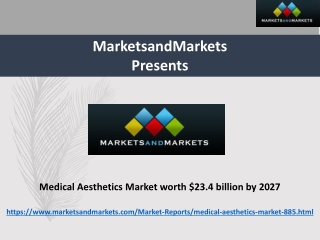 Medical Aesthetics Market | The Next Highest Booming Market In The Category Sect