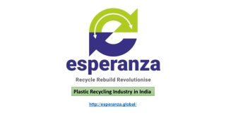 Plastic Recycling Industry in India