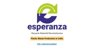Plastic Waste Production in India