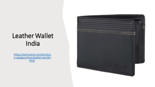 Leather Wallet India