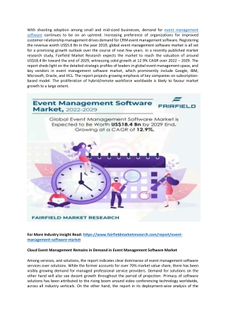 Event Management Software Market