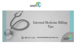 Internal Medicine Billing Tips