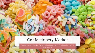 Confectionery Market Size, Share | Industry Business Report