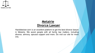Metairie Divorce Lawyer