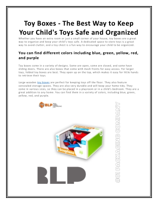 Toy Boxes packaging|  toy storage box