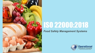 ISO 22000:2018 (Food Safety Management Systems) Awareness Training