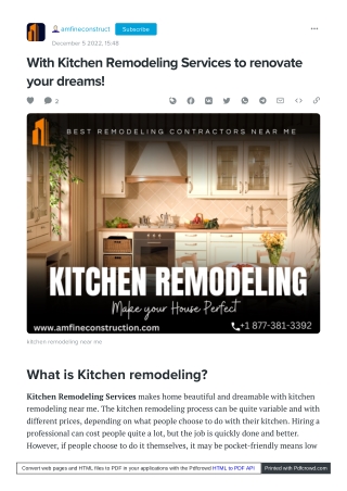 Kitchen Remodeling Services