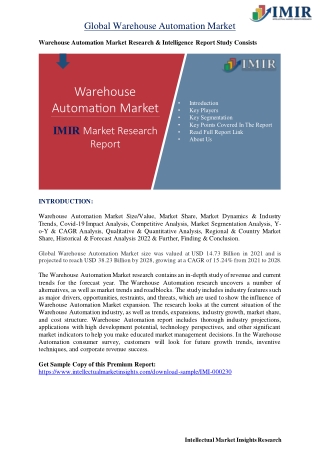 Warehouse Automation Market