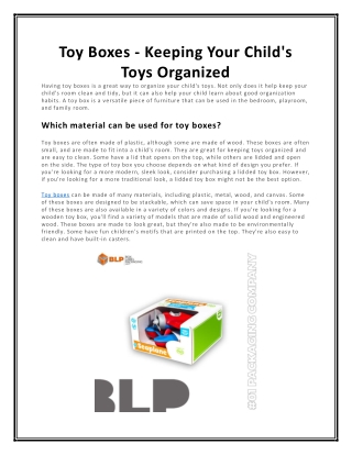 Toy Boxes|  toy storage box| plastic toy box